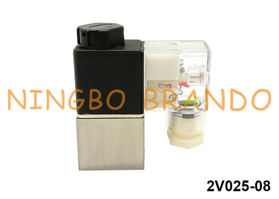 2V025-08 شیر برقی پنوماتیک ایرتاک نوع 1/4 &quot;NPT 12VDC 24VDC
