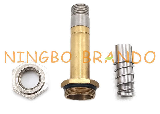 M12 Thread Brass Tube Pneumatic Solenoid Valve Assembly Armature