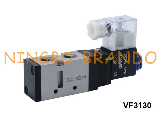 شیر برقی هوا پنوماتیک VF3130 SMC نوع 5/2 راه 24VDC 220VAC