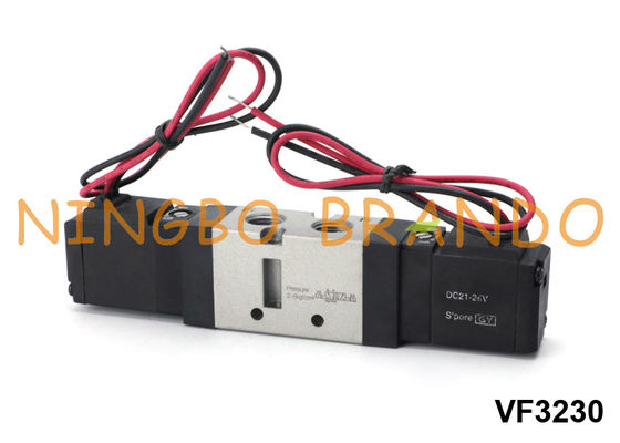 شیر برقی پنوماتیک VF3230 SMC Type 5/2 Way 24V DC 220V AC