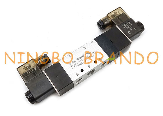 شیر برقی پنوماتیک پنوماتیک 4V330C-10 3/8 اینچ 5/3 راه بسته