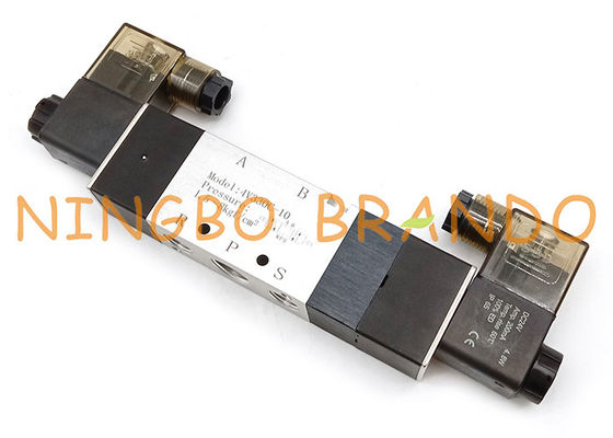 شیر برقی پنوماتیک پنوماتیک 4V330C-10 3/8 اینچ 5/3 راه بسته