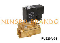 شیر برقی PU220A-03 Shako Type 2 Way NC Brass 3/8 &quot;24VDC