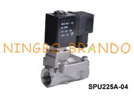 SPU225A-04 Shako نوع 1/2 &quot;شیر برقی فولاد ضد زنگ 24 ولت 110 ولت 220 ولت