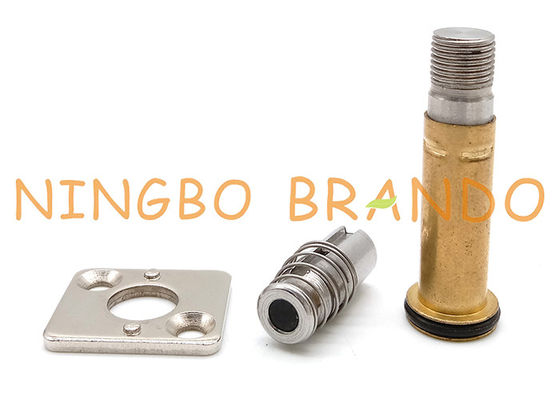 آرماتور شیر برقی پنوماتیک پنوماتیک فلنجی 2 راهه NC Brass Guide