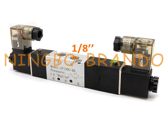 شیر برقی پنوماتیک پنوماتیک 4V130C-06 5 Way 3 Position
