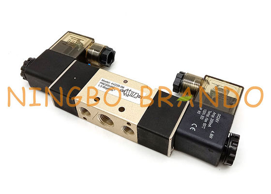 شیر پنوماتیک شیر برقی Airtac Type 4V210-08 5/2 Way