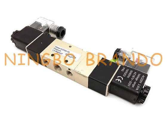 Airtac نوع 4V230C-08 1/4 &quot;5/3 راه بسته دریچه پنوماتیک
