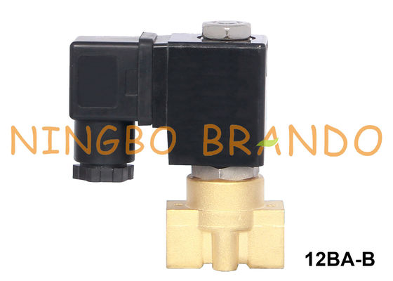 شیر برقی برنجی دو طرفه برای آب هوا 6VDC 12VDC 24VDC