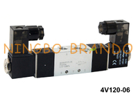 شیر برقی دوگانه پنوماتیک 4V120-06 Airtac نوع 5/2 24VDC 220VAC