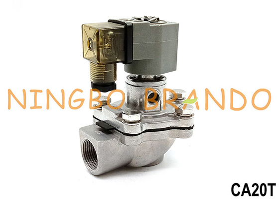 CA20T زاویه راست 3/4 اینچی Dust Collector Pulse Jet Diaphragm Valve 24VDC 220VAC