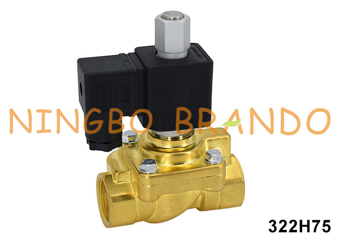 322H75 1/2'' 40 بار پارکر نوع به طور معمول باز شیر سولینوئید 24V 110V 220V