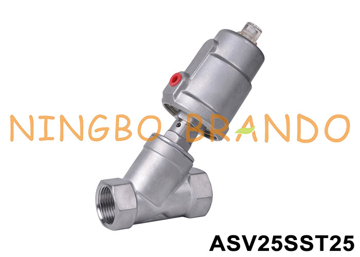 1'' گره دار DN25 فولاد ضد زنگ نوع Y زاویه دریچه صندلی PN16