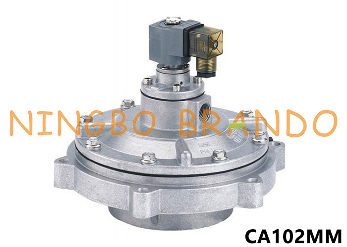 CA102MM 4'' کامل غوطه ور شدن نبض دریچه جت برای فیلتر کیسه 24V DC 220V AC