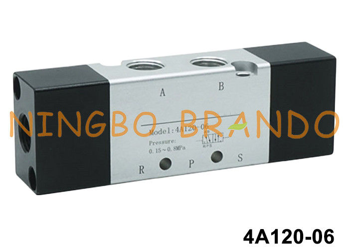 شیر پایلوت پنوماتیک بادی نوع 4A120-06 ایرتک، 5/2 راه، کنترل دوگانه