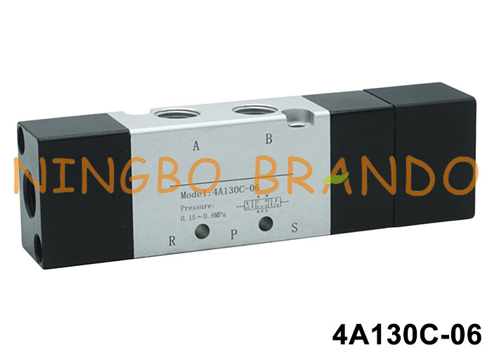 Airtac Type 4A130C-06 1/8'' پنوماتیک Air Pilot Valve 5/3 راه