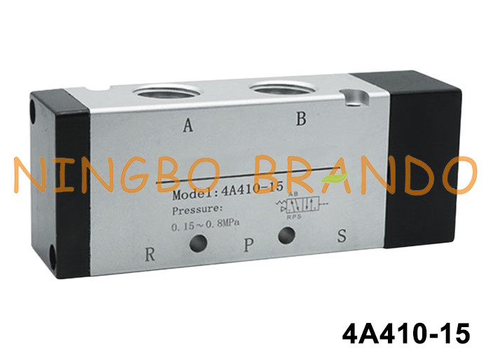 4A410-15 Airtac Type 1/2'' Pneumatic Air Valve 5 Port 2 موقعیت