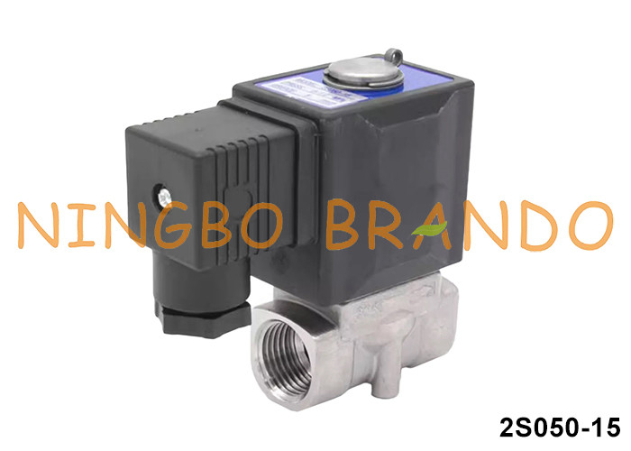 2S050-15 1/2' Airtac نوع شیر سولینوئید فولاد ضد زنگ 304 220V 110V 24V