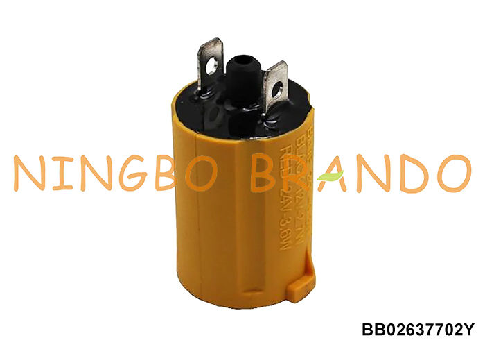 بوبین سلونوئید زرد 24 ولت 2.7 وات برای قطعات پالس‌دهنده شیردوشی DELAVAL EP100 EP2090