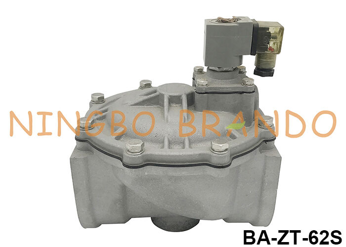 شیر پالس جت مستقیم 2-1/2 اینچی برای جمع کننده گرد و غبار 24VDC 110VAC 220VAC