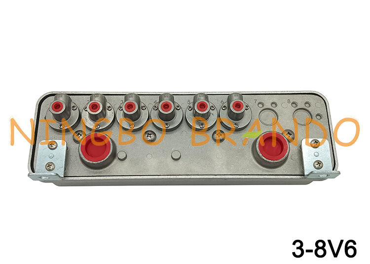 محفظه شیر برقی پایلوت از نوع 3-8V6 Goyen، مدل 3-8V6000-330، 3-8V6000-336، 12 ولت، 24 ولت، 110 ولت، 220 ولت