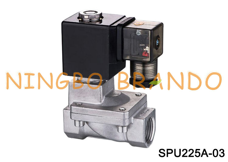3/8' SPU225A-03 Shako Type 2/2 Way Solenoid Valve سری SPU225A