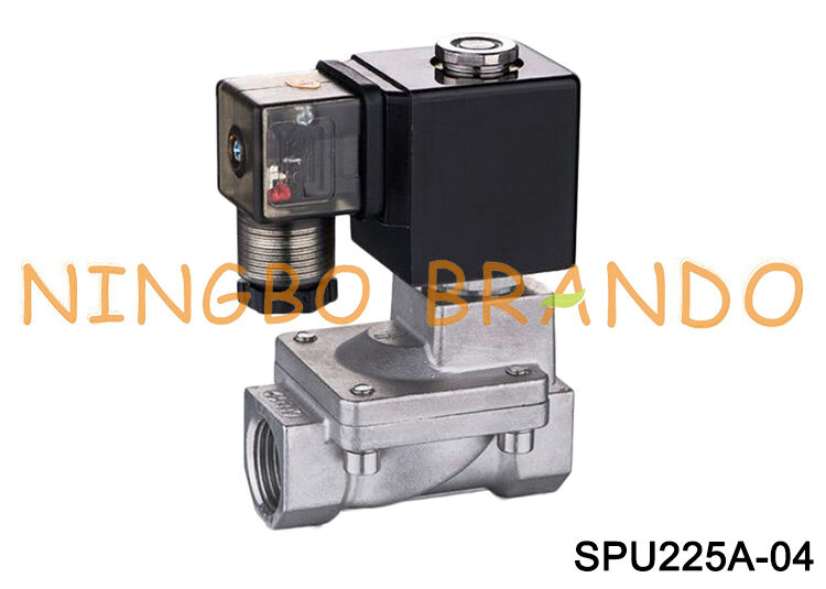 شیر برقی 1/2 اینچی SPU225A-04 Shako Type 2/2 Way Solenoid Valve SPU225A Series 220V