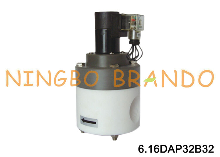 1-1/4'' PTFE Anti Corrosion Solenoid Valve for Acid Alkali Chemical