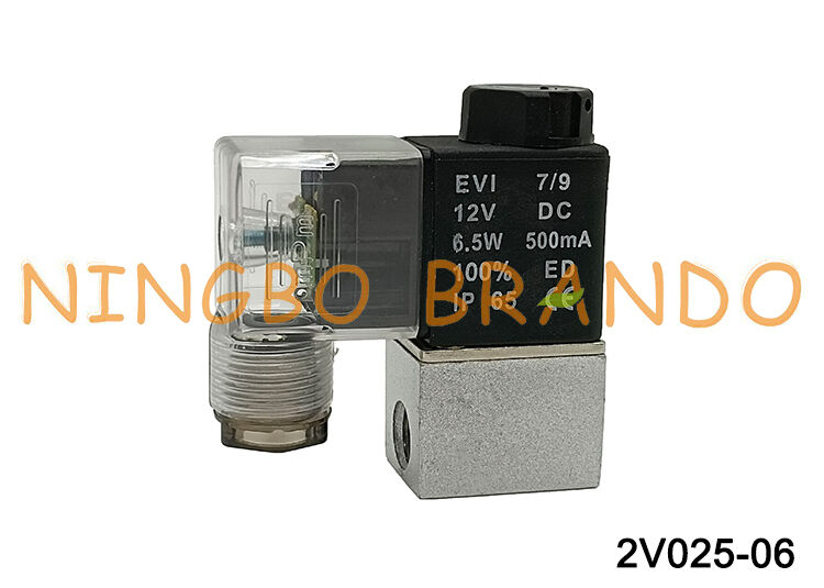 شیر برقی دو طرفه Airtac Type 2V025-06 1/8'' 12VDC DC 12V