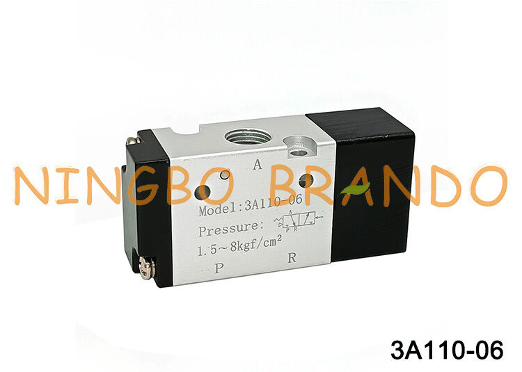 شیر کنترل پنوماتیک ایرتک مدل 3A110-06، 1/8 اینچ، 3 راهه، پایلوت هوا