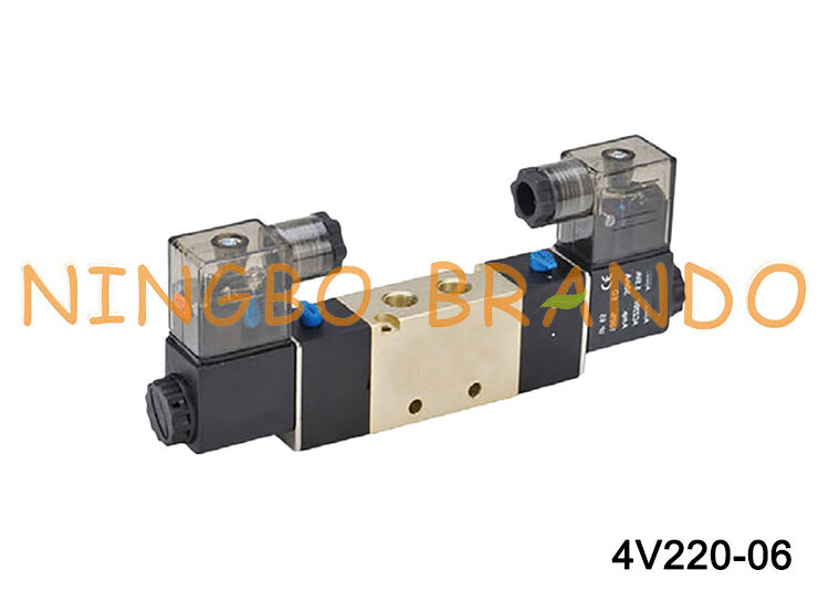 شیر برقی نوع AIRTAC شیر هوا 4V220-06 AC220V 110V DC12V 24V