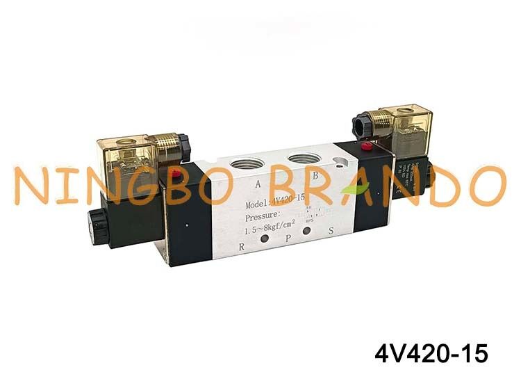 شیر برقی نوع AIRTAC شیر هوا 4V420-15 DC 12V 24V AC 110V 220V