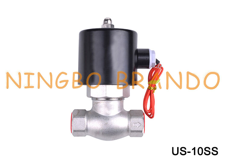 شیر برقی بخار US-10 2L-10 3/8 اینچ شیر برقی فولادی ضد زنگ 24 ولت 220 ولت