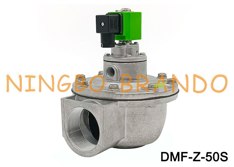DMF-Z-50S G2 اینچ شیر برقی دیافراگمی پالس پنوماتیک با زاویه سمت راست AC220V DC24V