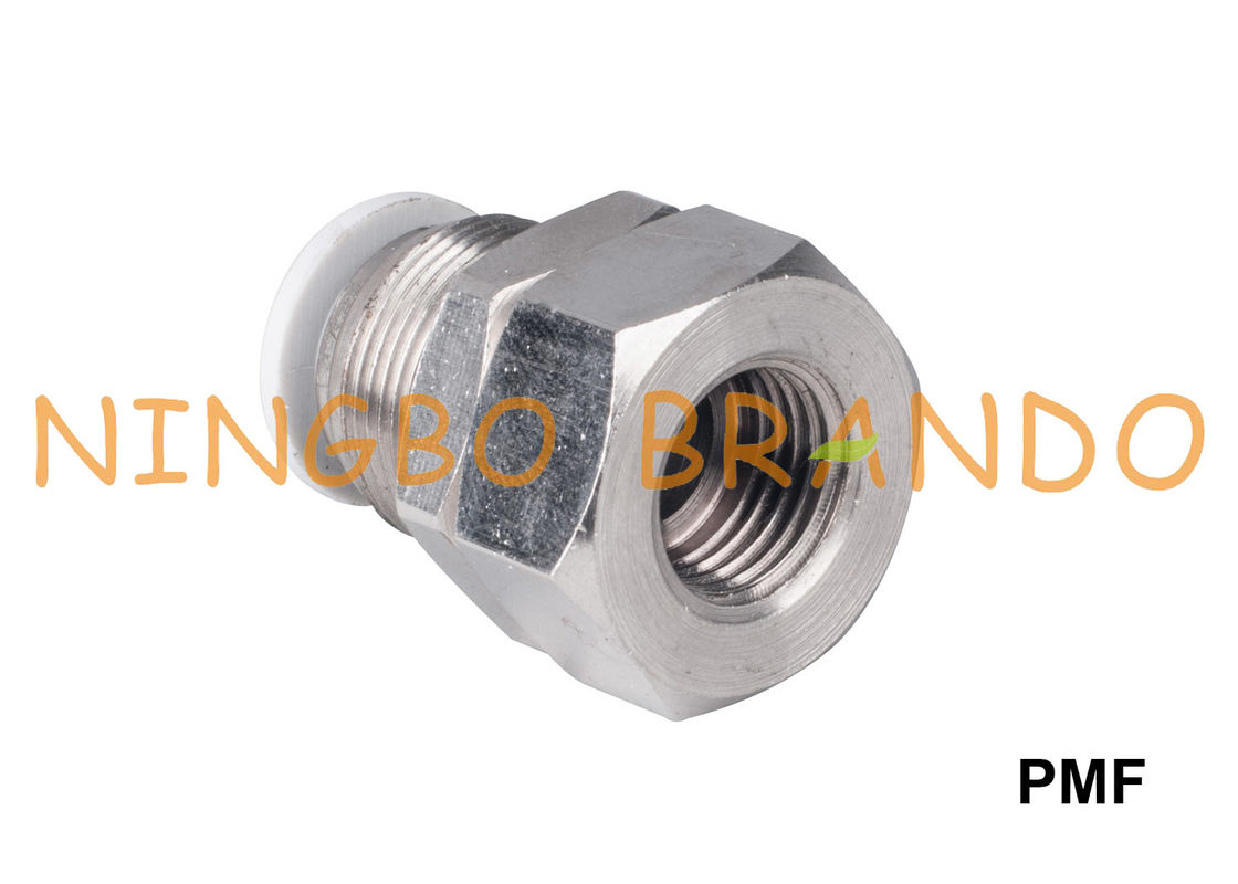 اتصالات شلنگ پنوماتیک راست PMK Bulkhead 1/8 &quot;1/4&quot; 3/8 &quot;1/2&quot;
