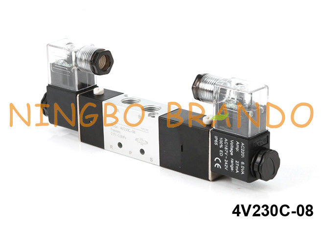 شیر برقی پنوماتیک 4V230C-08 Airtac 4V230C-08-DC24V DC24V