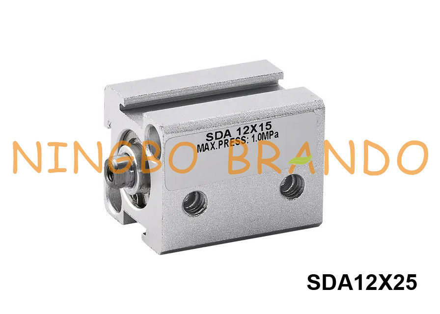 سیلندر پنوماتیک جمع و جور Airtac Type SDA12X25 12 mm سوراخ 25 میلی متری