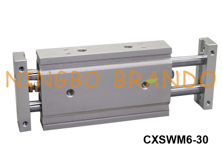 سیلندر هوای میله ای دوتایی پنوماتیک SMC نوع CXSWM6-30