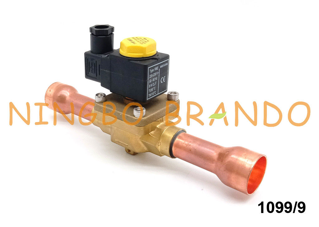 شیر برقی تبریدی Castel Type 1099/9 شیر برقی 1 1/8 &quot;220VAC