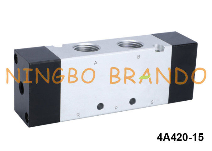 4A420-15 شیرآلات پنوماتیک خلبان دو طرفه Airtac Type 5/2 Way