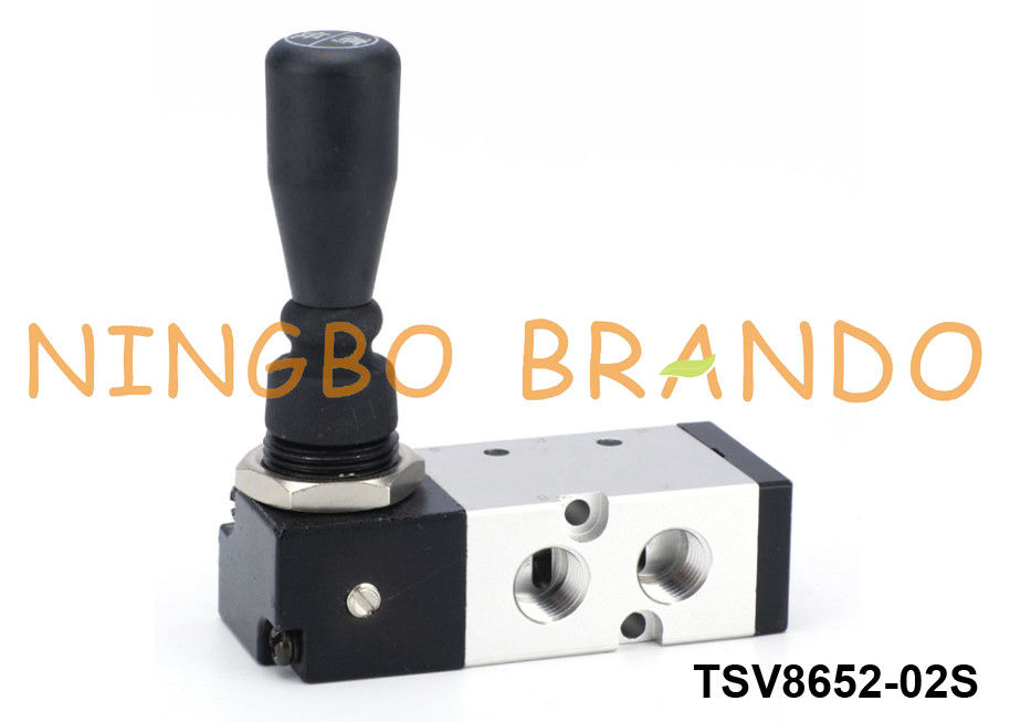 TSV8652-02S شیر کنترل دستی شیر سوپاپ هوا 5 حالت 2 موقعیت