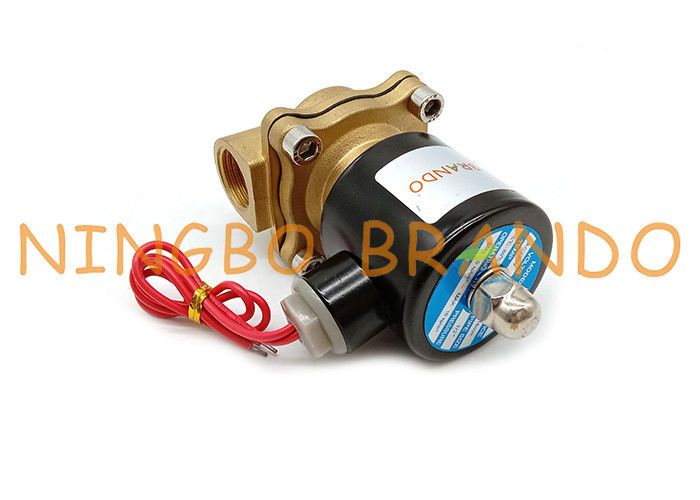 شیر برقی برنجی UW-15 2W160-15 1/2 &quot;2/2 Way Fluid Control Fluid Control Valve