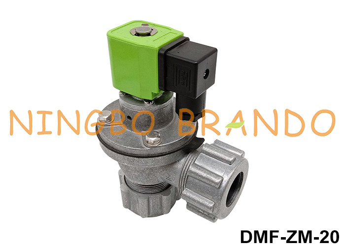 DMF-ZM-20 3/4 اینچ پالس جت شیر ​​با مهره ثابت 220 ولت AC 24 ولت DC