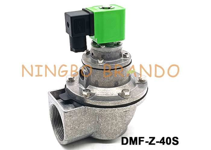 BFEC DMF-Z-40S 1 1/2 اینچ شیر برقی با زاویه راست پالس جت برای جمع کننده گرد و غبار