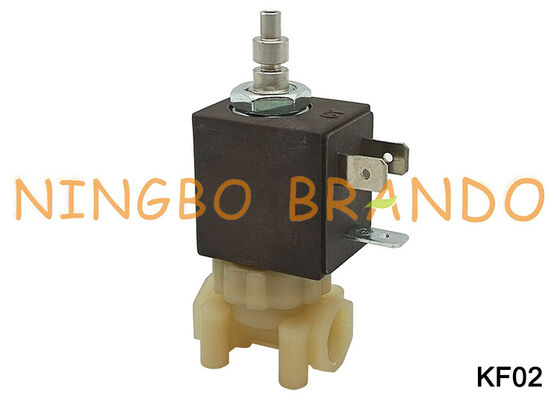 1/8 اینچ 3 راه NC درجه ایمن قهوه قهوه ساز اسپرسو ساز شیر برقی پلاستیکی KF02