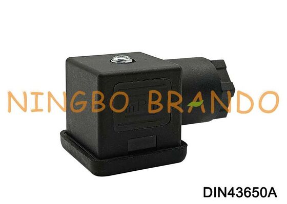 کانکتور سیم پیچ برقی DIN43650A 18 میلی متری 3 پین DIN 43650 نوع A