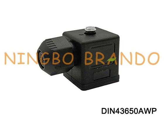 اتصال سیم پیچ شیر برقی ضد آب DIN43650A IP67
