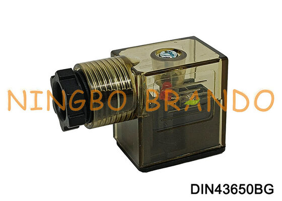 رابط سیم پیچ شیر برقی DIN43650B با LED DIN 43650 نوع B