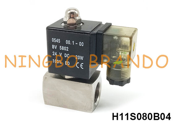 160 bar 1/2'' Valve Solenoid با فشار بالا 220V 110V 24V 12V 16 MPa