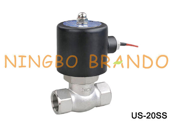 شیر برقی بخار فولاد ضد زنگ 3/4 اینچ UNI-D نوع US-20 24VDC 220VAC